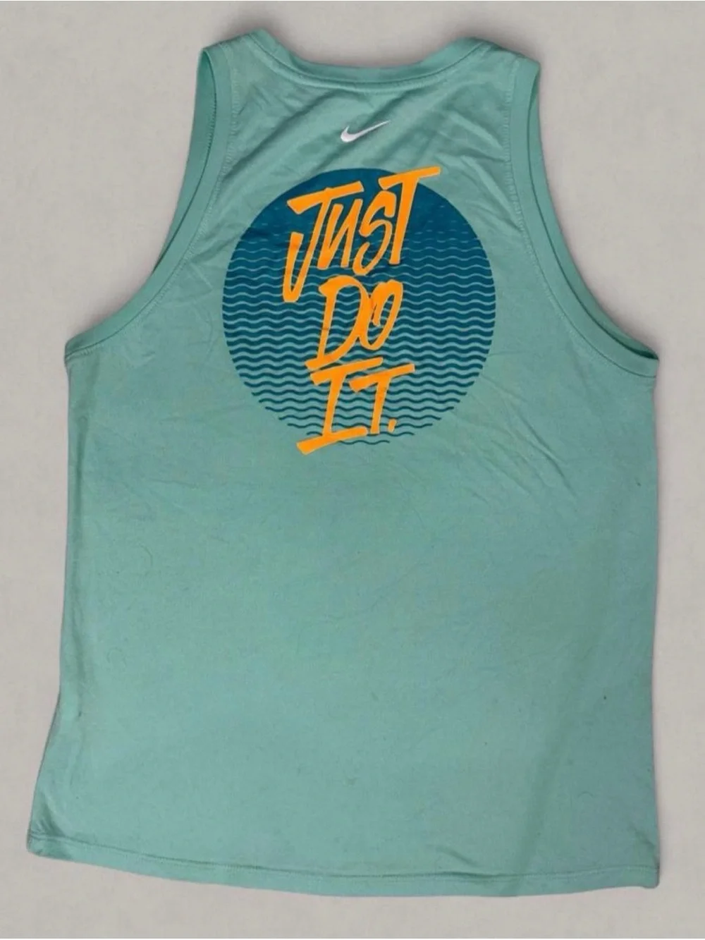 Nike Mint & Magenta Tank Tops - Just Do It Graphic